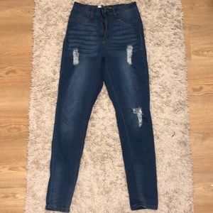 High Waisted Skinny Jeans